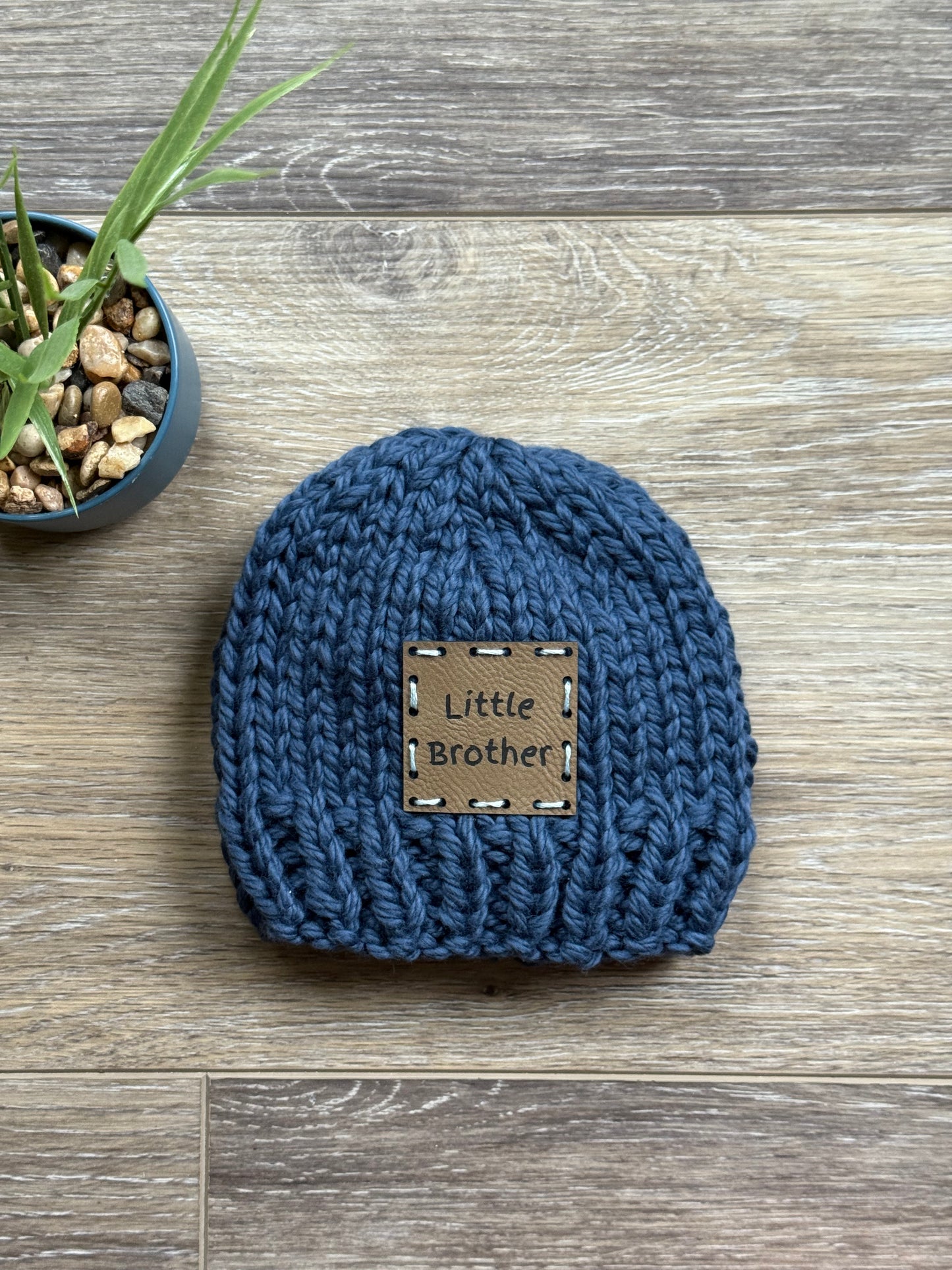Hand-Knitted Newborn Hat 100% Organic Cotton