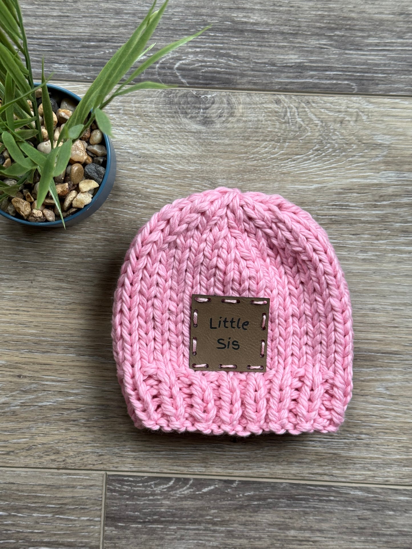Hand-Knitted Newborn Hat 100% Organic Cotton